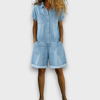 Combishort Capri en Denim