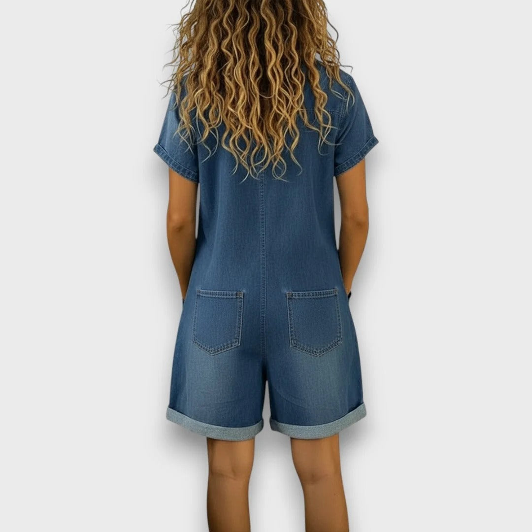Combishort Capri en Denim