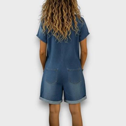 Combishort Capri en Denim